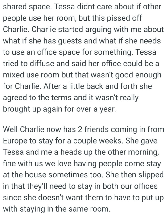 She agreed to the terms