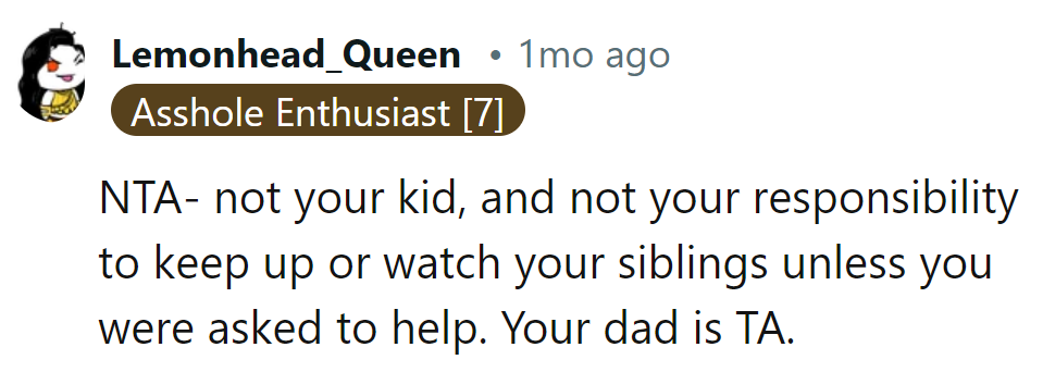 Not his circus, not his monkeys! Dad takes the starring role as TA.