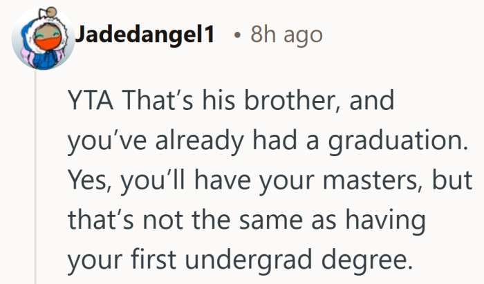 It quietly turns into a question of which achievement feels more important.