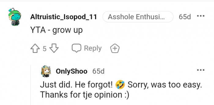 Here are some of the most upvoted comments from Redditors for you to read through below.