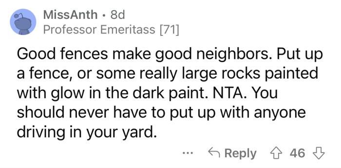 No one should be putting up with something like that.