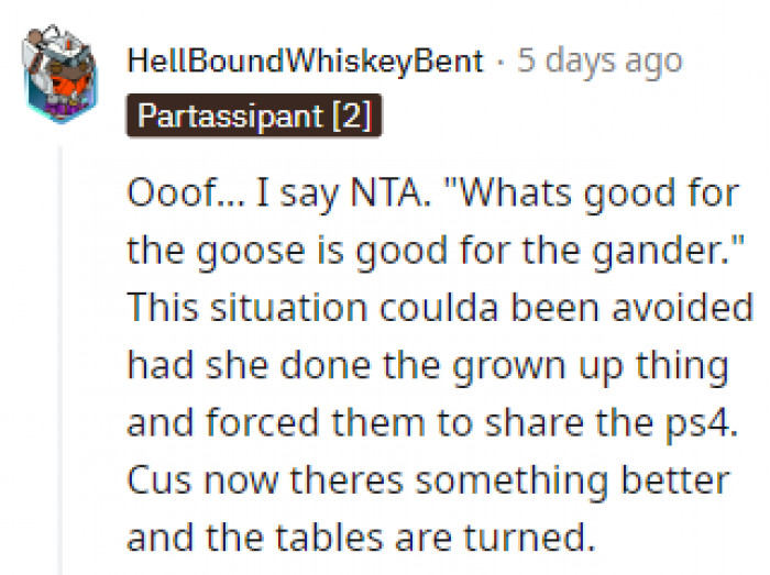 The tables have turned