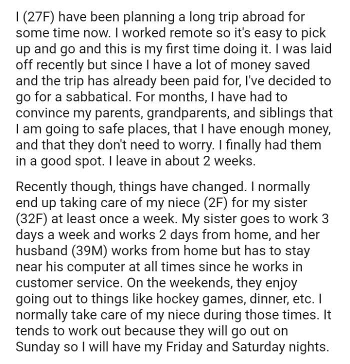 On the weekends, they enjoy going out to things like hockey games, dinner, etc.