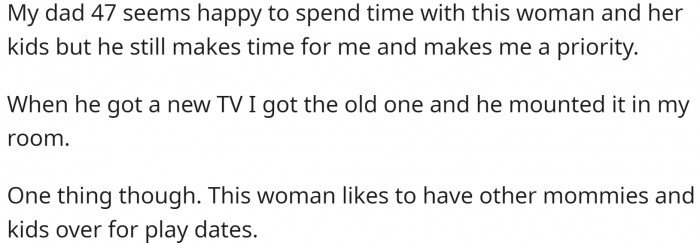 Her dad replaced everything, told her that OP’s room is off-limits without her permission, and got her a lock with a key that only they have.