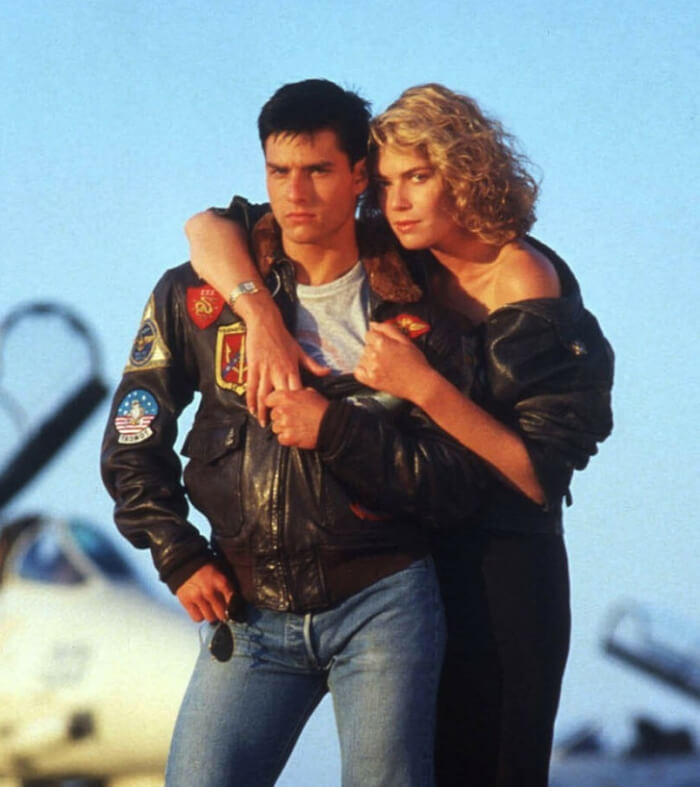 2. Top Gun (1986) featuring Kelly McGillis and Tom Cruise