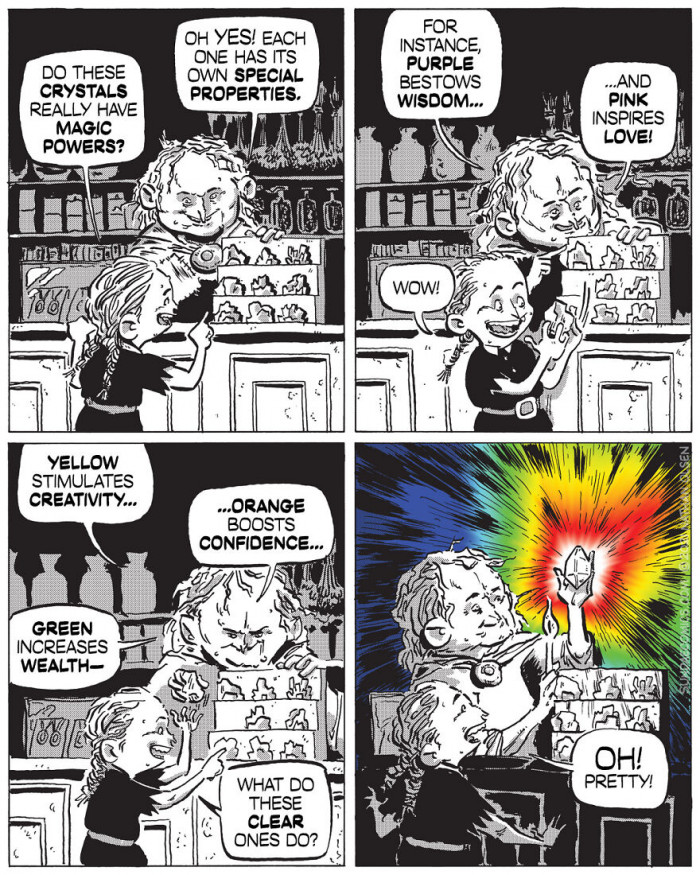 8. Crystals having magic powers