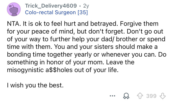 You have every right to feel betrayed.