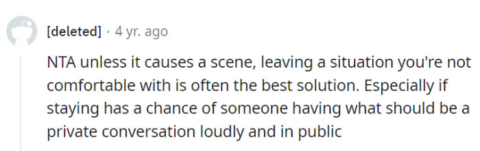 Deal with it privately.