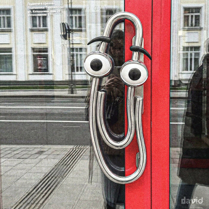 "Clippy Door Handle"