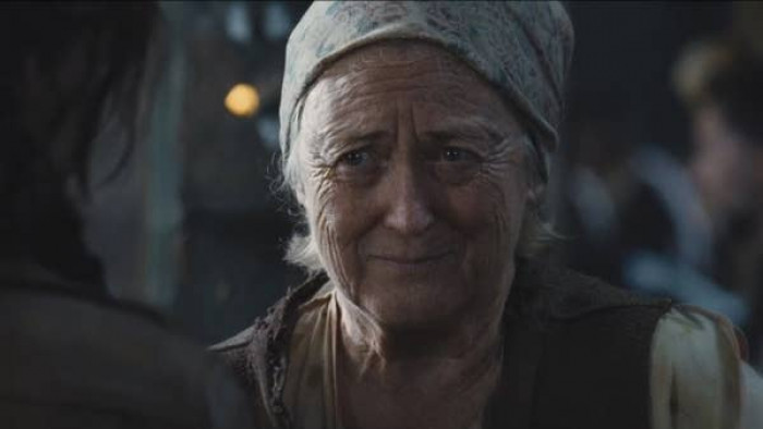 15. It is Greasy Sae who gives the Mockingjay pin to Katniss in The Hunger Games.