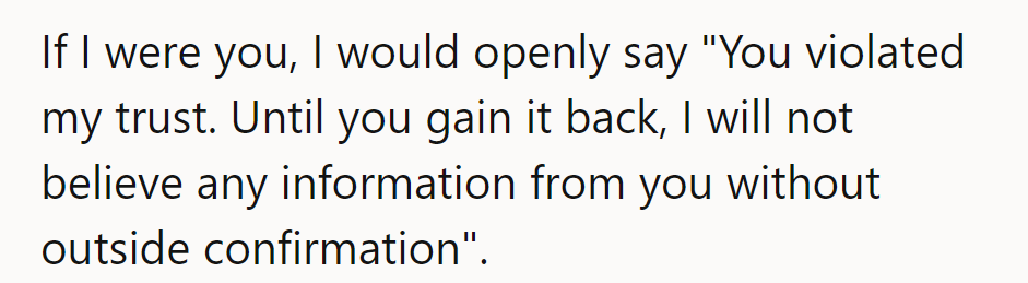 Time for her to earn those credibility points...