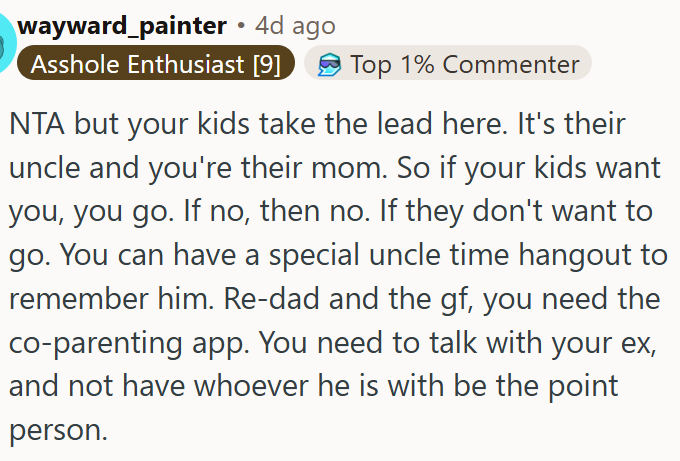 Kids’ wishes should guide the decision.