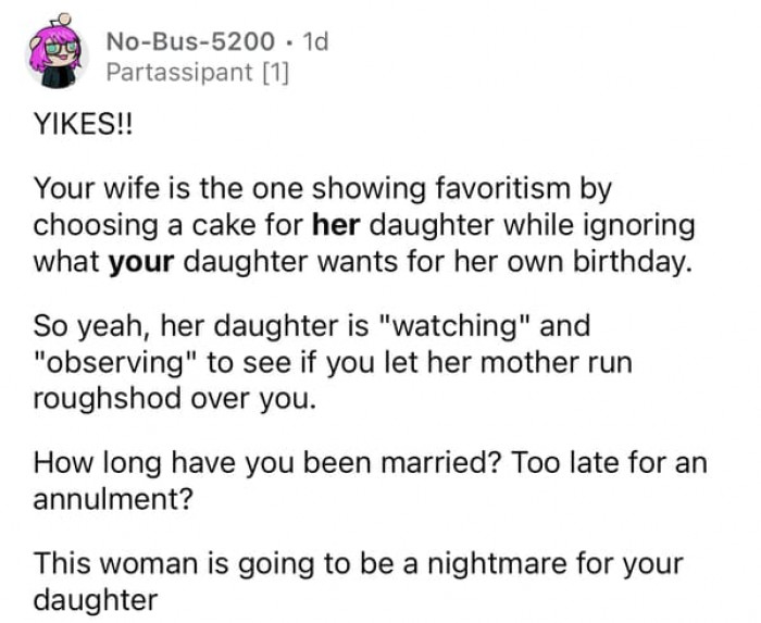 It Is Good That OP Stood Up for His Daughter; He Should Do That Always