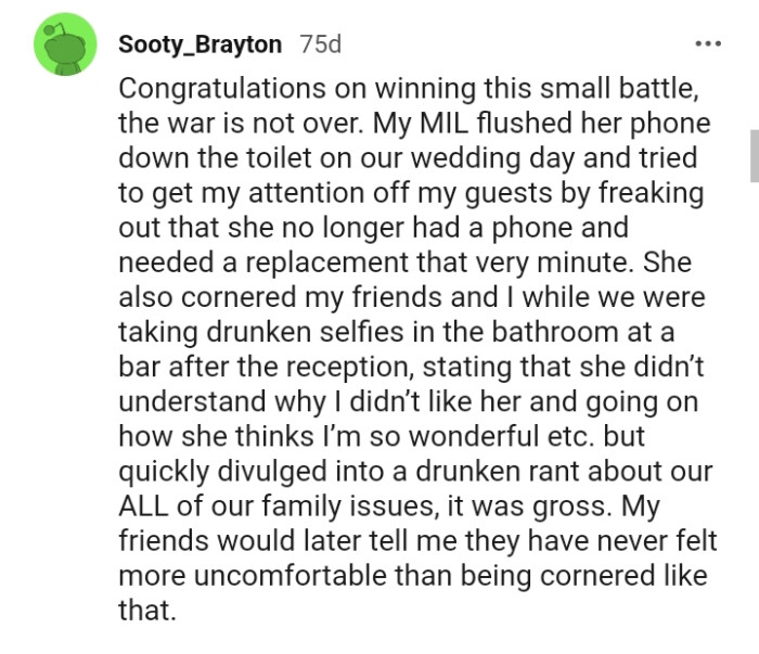 This Redditor has a similar MIL story to share