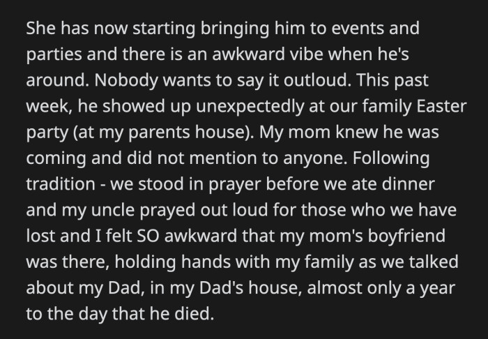 OP's vision for a week-long relaxing vacation surrounded by the people she loves is slipping away