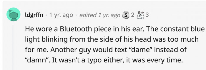 Stop trying to make ‘dame’ happen; it’s never going to happen.