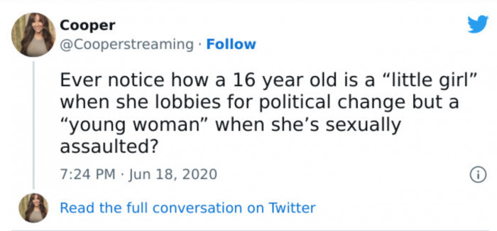 44. Smells like bigotry.