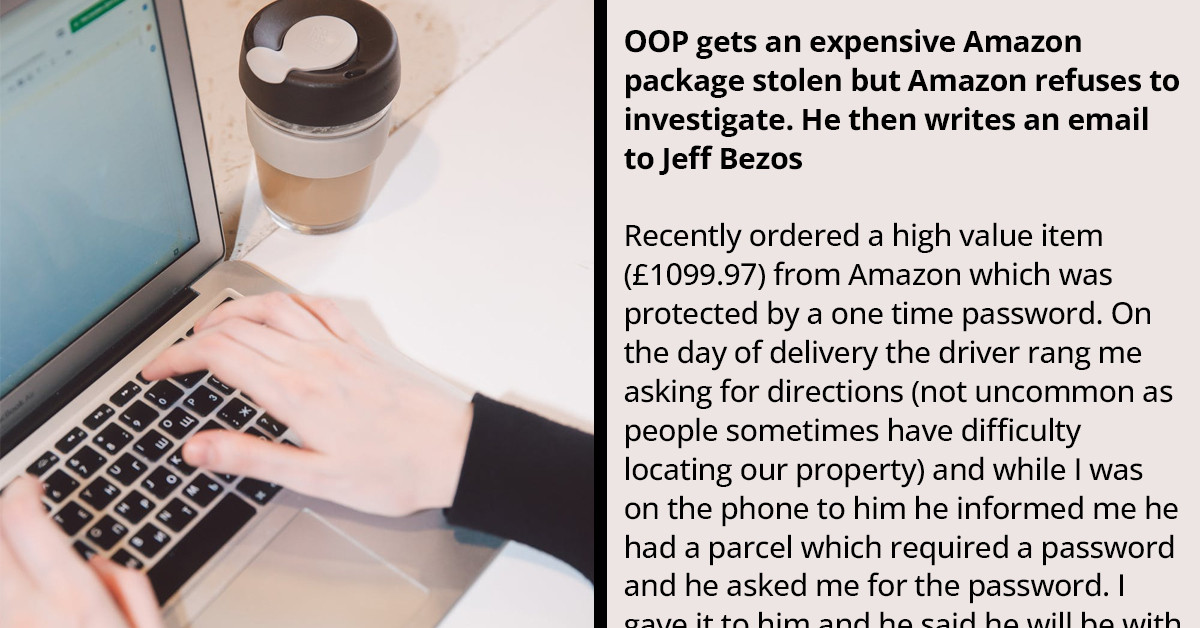 Man Emails Jeff Bezos After His Expensive Amazon Package Was Stolen