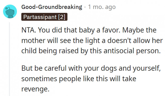 7. Hopefully, the baby doesn't end up like its dad.