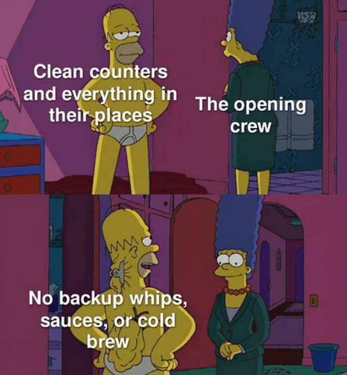 7. Glue the tiredness all together.