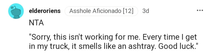 A good example of passing the message in a clear and kind way