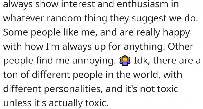 It is not toxic unless it is actually toxic: