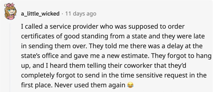 18. Way to reveal company secrets