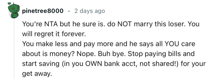 “Stop Paying Bills and Start Saving for Your Getaway.”