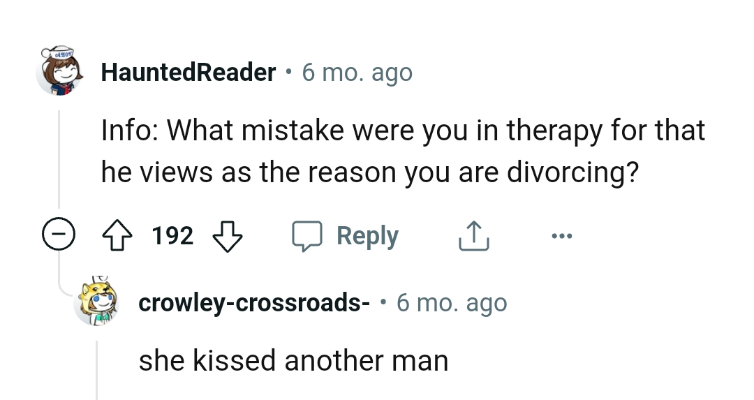 The OP kissed another man