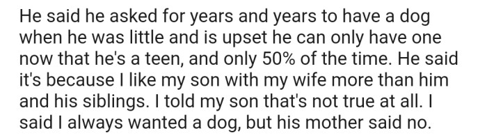 However, OP's 15-year-old has a bone to pick with them