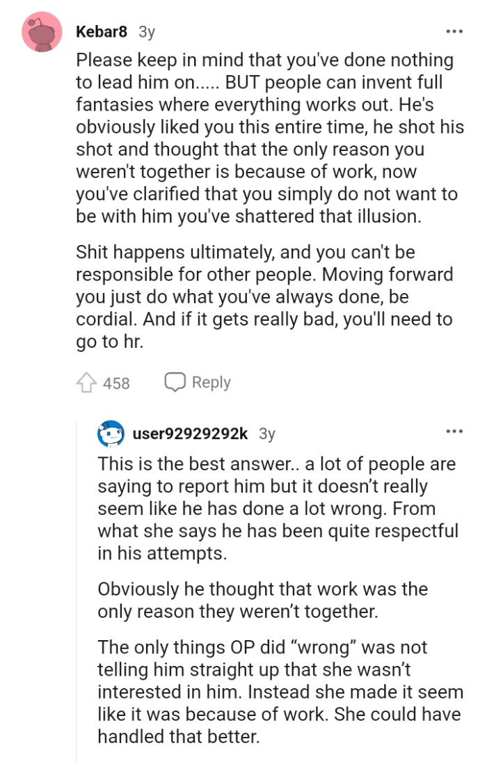 The OP simply does not want to be with him