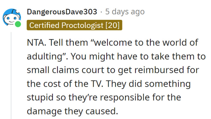 Welcome to adulting, where impulsive decisions come with a price tag.