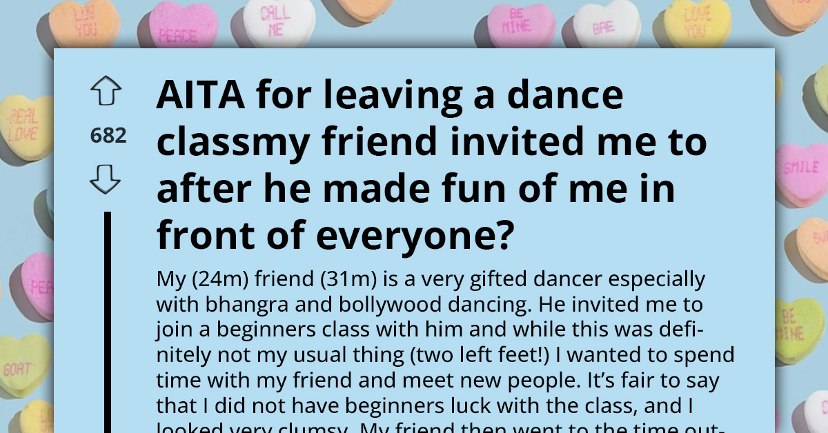 A Man Questions His Friendship After Being Mocked and Filmed During a Dance Class