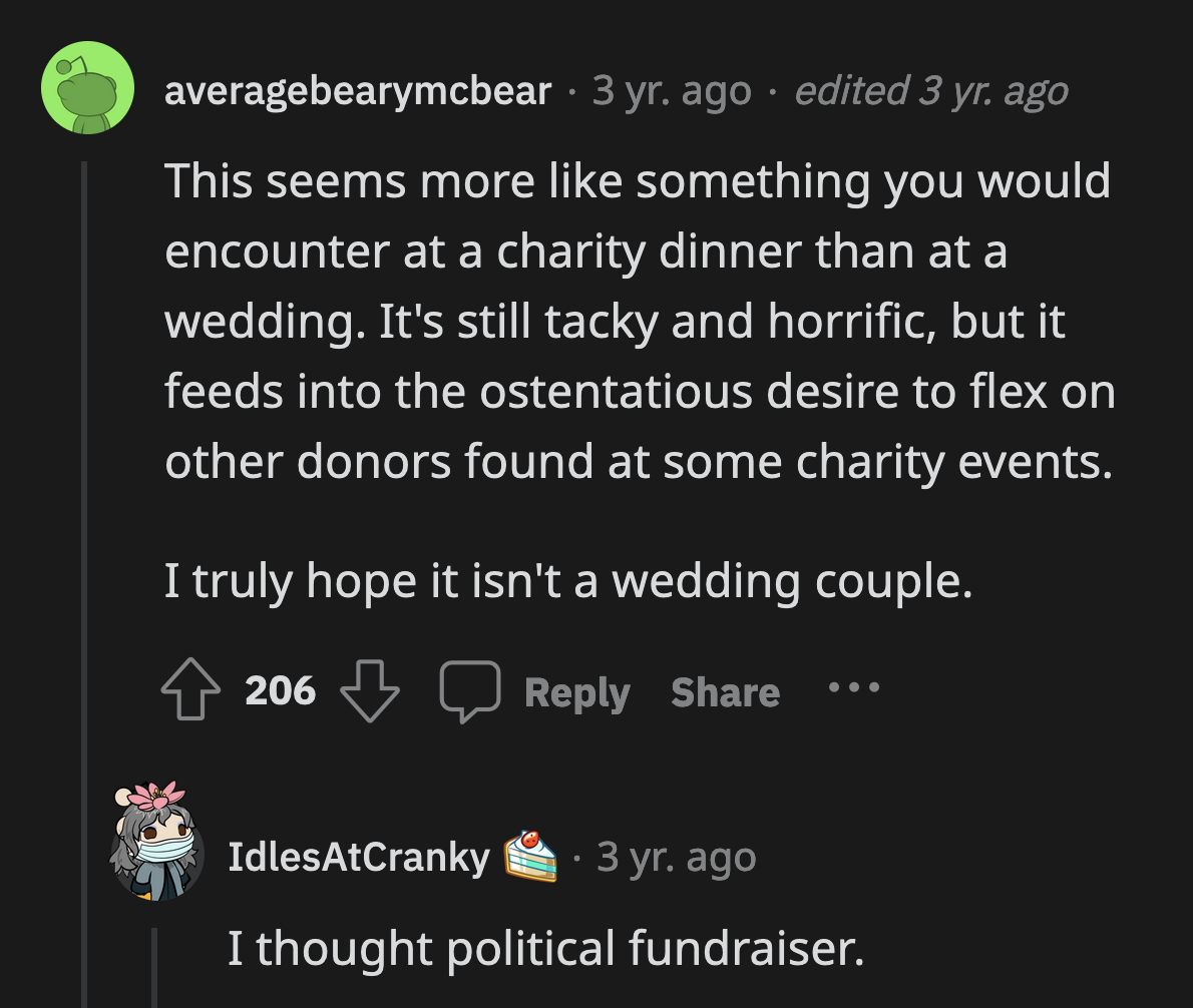 It would make more sense if that were the case. The people who attend those events could probably afford the platinum tier.