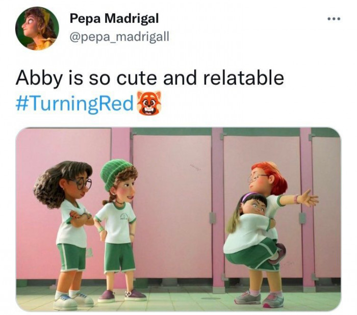 2. Abby is so cute and relatable.