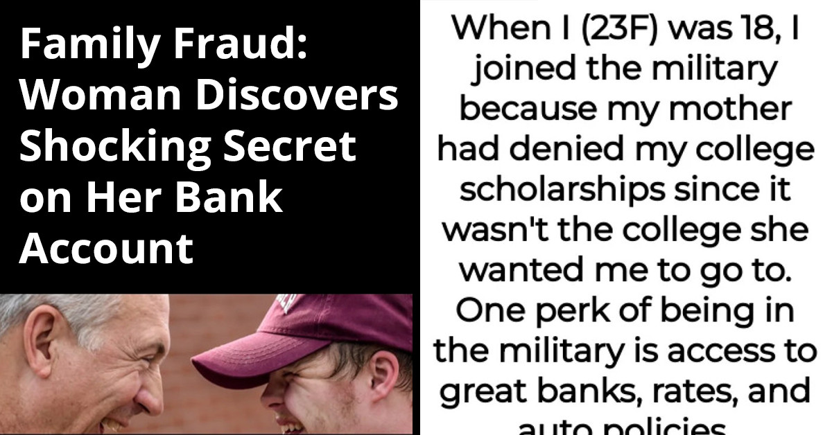 Woman Finds Unauthorized Transactions on Her Account; Mother and Sister Accuse Her of Photoshopping Bank Statements