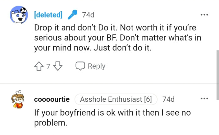 This Redditor advises the OP not to do it
