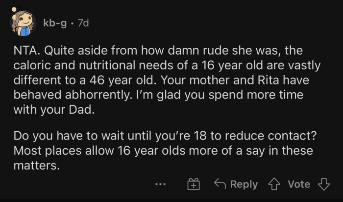 The nutritional needs of a 16-year-old are vastly different from those of a 47-year-old.