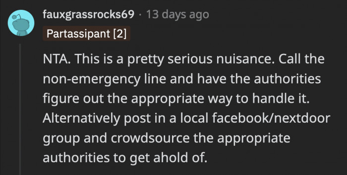 If OP is at a loss about what the next steps are to deal with the situation, it’s better if he calls the authorities