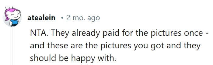 They bought the tickets to this show; now they should enjoy it. No refunds, just entertainment.