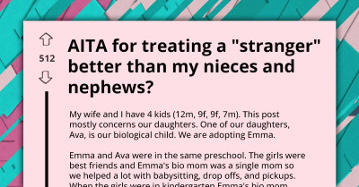 Dad Accused Of Favoring "Stranger" Over Nieces And Nephews