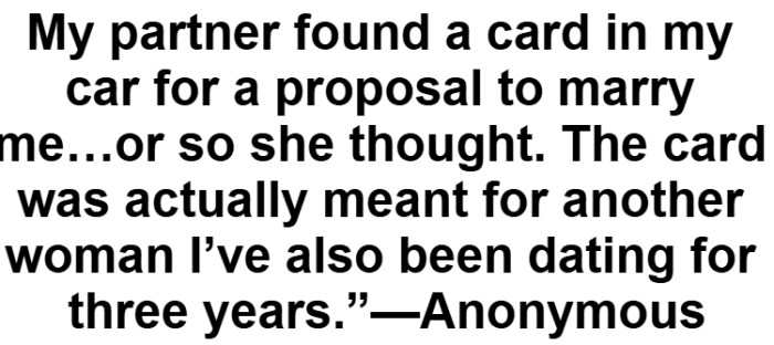 4. It's not for you, sweetheart