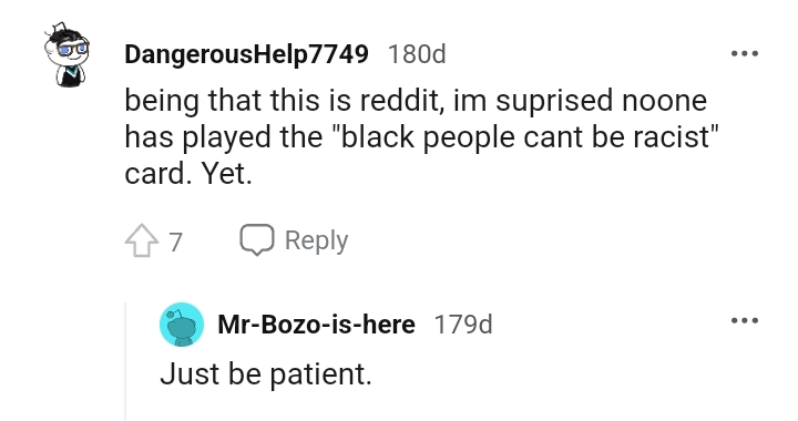 Here are some of the most upvoted comments from other Redditors for you to read through below