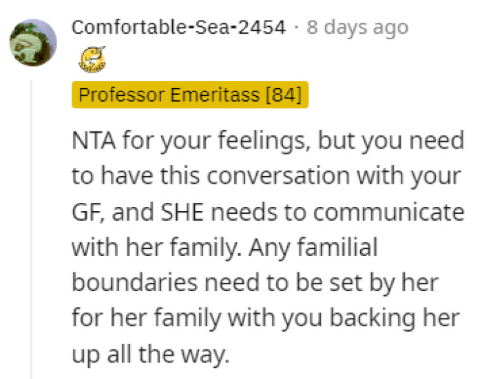 Time for a conversation