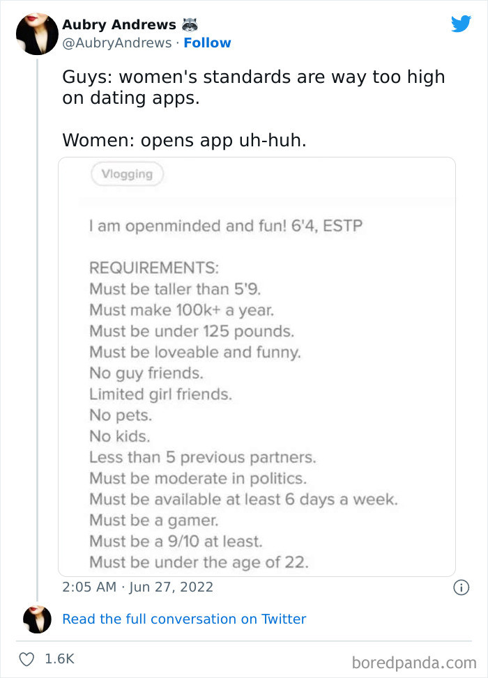 Here is the tweet that started it all...