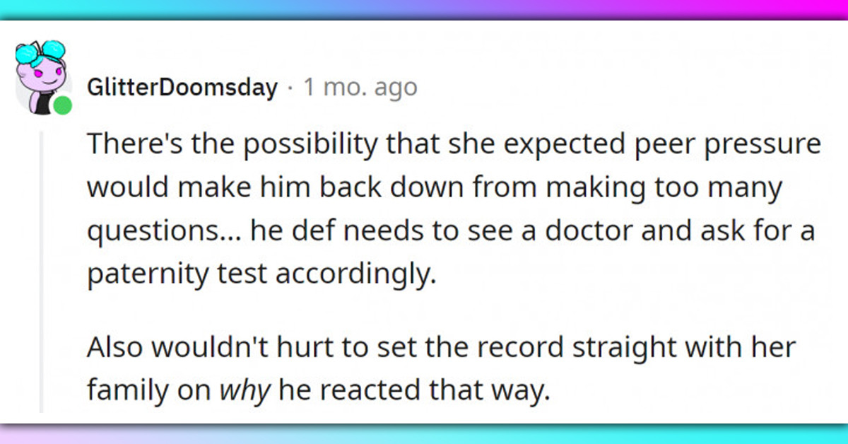 Man Gets Angry At His Partner For Announcing Her Unexpected Pregnancy In Front Of Family And Friends Before Telling Him First