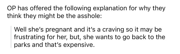 OP thinks he might potentially be the a-hole for the following reason: