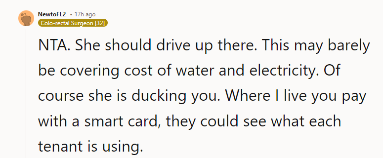The solution to get ducking OP is to use the app to hire her to do laundry :)