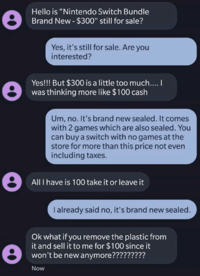 22. Take it or leave it