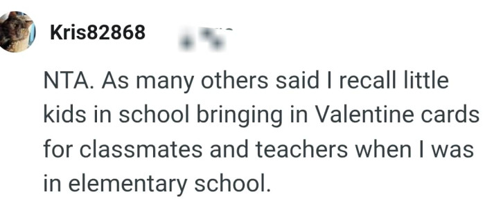 School kids do bring in Valentine cards for classmates